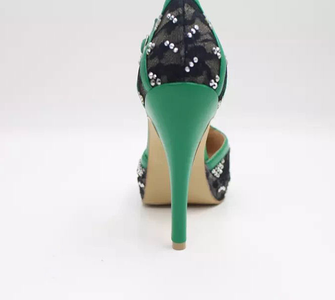 Schönes Grünes Schuhe