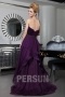 Chic Ruching Purple Formal Evening Dress Persun