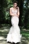 Sexy Mermaid Sweetheart Sequin Gray Lace Formal Evening Dress