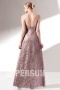 Persun Long Sweetheart Gray Lace Formal Evening Dress
