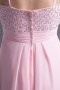 A line Spaghetti Straps Empire Waist Beaded Pick up High low Knee length Prom Dress