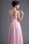 A line Spaghetti Straps Empire Waist Beaded Pick up High low Knee length Prom Dress