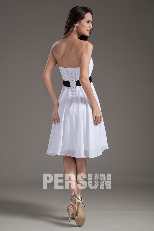 Charming Chiffon Strapless Pleats A line Formal Bridesmaid Dress