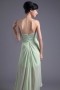 Sweetheart Green High Low Asymmetrical Chiffon Formal Bridesmaid Dress