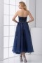 Flowing Sweetheart Strapless Ruched High low Split Chiffon Cocktail Dress