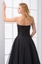 Exquisite Appliques Strapless Ankle Length Organza Formal Dress