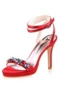 Elegant high heels  crystal red scandals