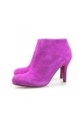 Purple Suede High heeled Shoes