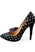 Elegant Black Studded High heels