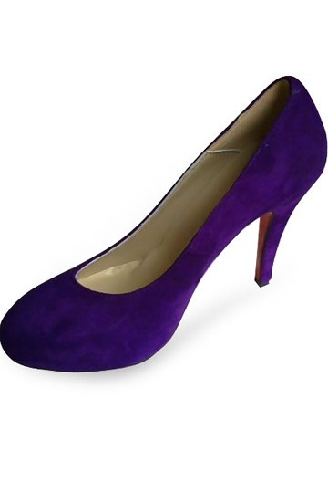 Sexy Purple Suede High heels