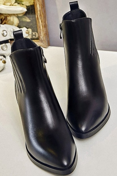 bottines bout pointu femme