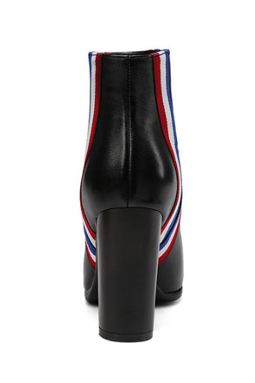 bottine a talon haut epais
