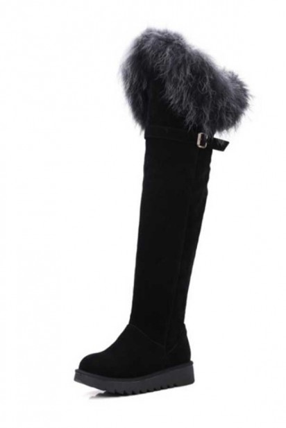 chaussettes fourrure pour bottes