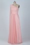 Soldes robe de bal rose asymétrique taille 40