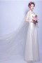 Chic robe de mariée dentelle avec cape 2017
