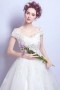 Robe de mariée 2017 rétro princesse avec mancherons