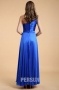 Robe longue à encolure asymétrique pour soirée & gala