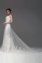 Robe de mariée 2014 blanche bustier sirène dentelle bijoux