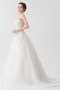 Robe de mariée 2014 asymétrique empire dentelle blanche