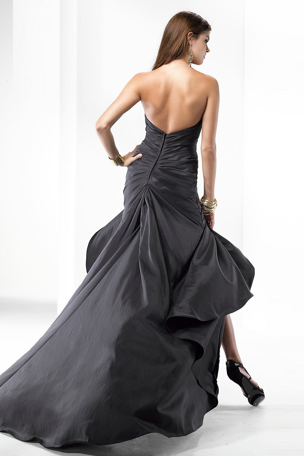 boutique robe ceremonie femme noire dos nu