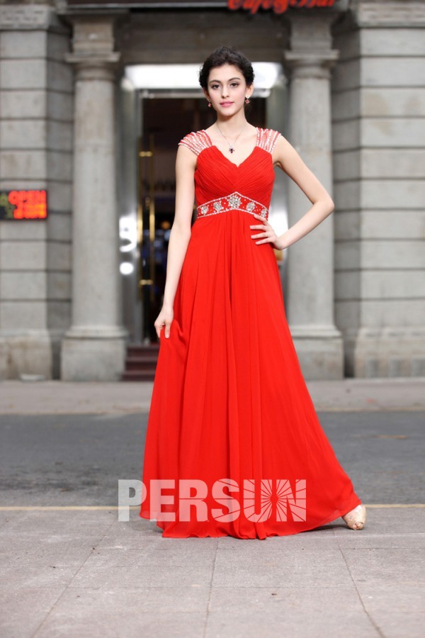 robe rouge habillée pas cher en ligne