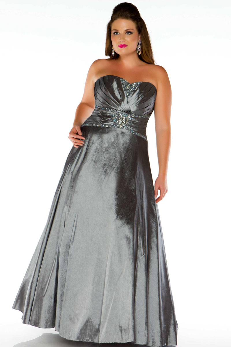 Robe de bal princesse en taffetas bleu canard - Persun.fr