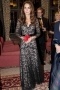 Robe noire dentelle de Kate Middleton longue au sol