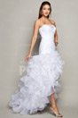 Robe blanche mariage spectaculaire court devant