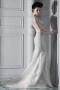Robe de mariée de luxe en dentelle Trompette / Sirène à traîne Chapel