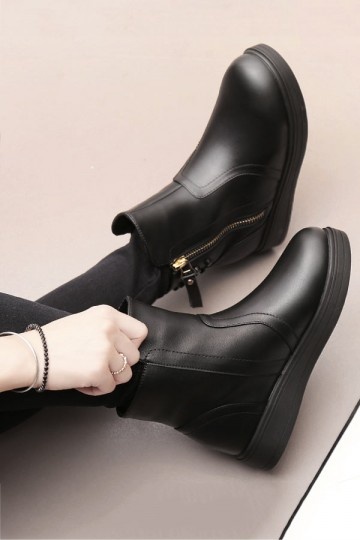 bottine noir femme classique talon plat bottine noir femme classique talon plat