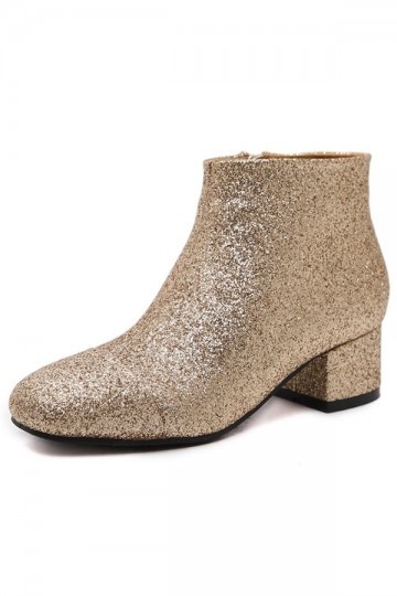 boots talon doré