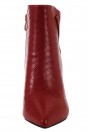 bottine a talon rouge bordeaux