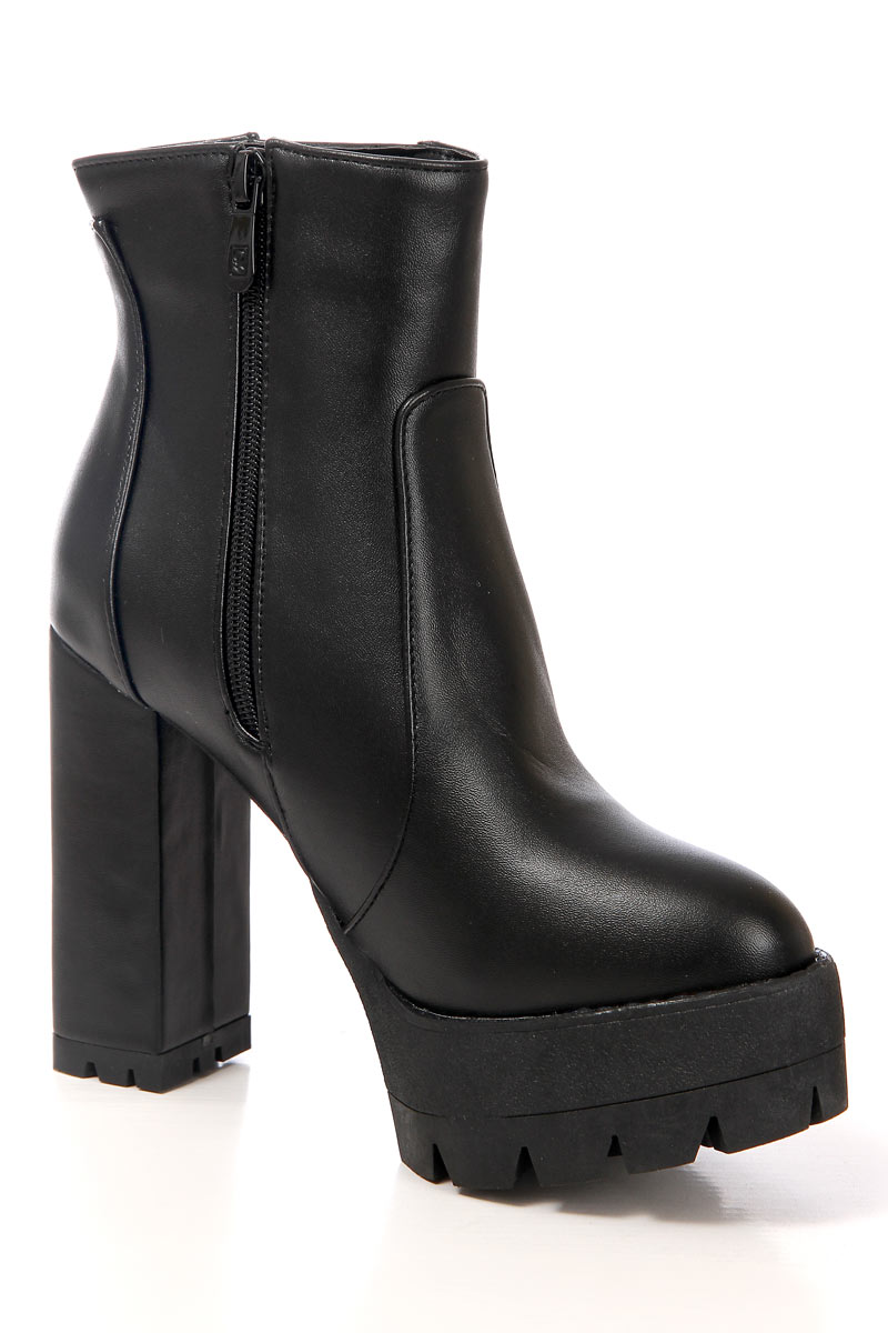 Bottines femme cheap noir talon haut