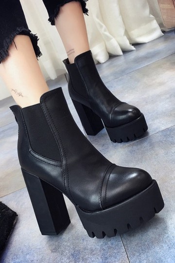 Bottines avec plateforme best sale