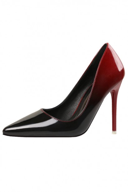 Escarpin noir rouge sale