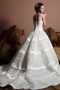 Robe de mariage princesse à bustier droite en organza
