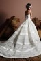 Robe de mariage princesse à bustier droite en organza