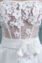 Robe de mariée sexy bustier cœur dotée d'un corsage ajouré