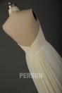 Sexy robe de mariée pour femme enceinte en tulle dos largement échancré