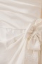 Robe cortège fille ivoire à bretelle en satin