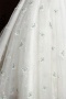 Robe mariage enfant princesse brodée des motifs en forme de papillon