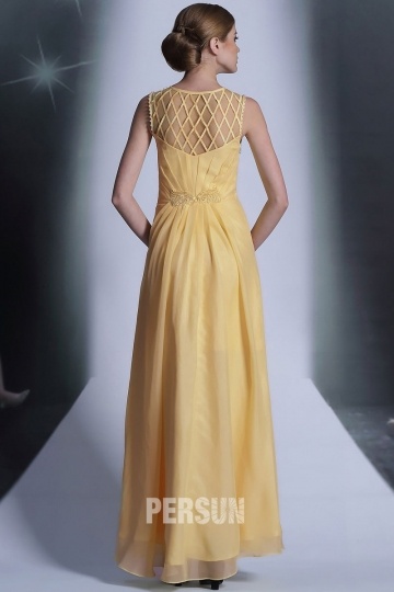 robe longue jaune mariage