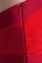 Robe demoiselle d'honneur rouge en mousseline à volants