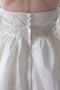 Robe de mariée courte bretelle fine Empire à jupe bouffante